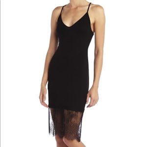 Black BCBG cami dress.
